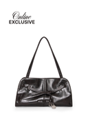 DROP TAIL MELLOW SHOULDER BAG IN DARK BROWN