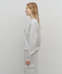 CLASSIC LOGO SWEATSHIRT IN LIGHT HEATHER GREY image 2