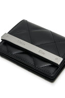 PUFF QUILT WALLET IN BLACK image 11
