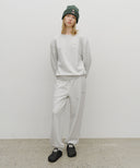 REGULAR LOGO SWEAT SET-UP IN LIGHT HEATHER GREY image 17