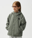 ENFANT SOLID WINDBREAKER JACKET IN KHAKI image 1