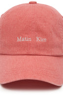 MATIN MINI CLASSIC LOGO BALL CAP IN LIGHT ORANGE image 9