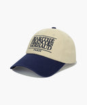 CLASSIC LOGO 6PANEL COLOR BLOCK CAP IN NAVY image 7
