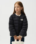 ENFANT COLLARLESS LIGHTWEIGHT DUCK DOWN JACKET IN BLACK image 1