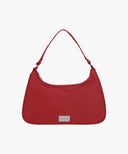 CLASSIC LOGO HOBO BAG IN RED image 8