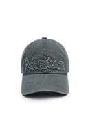 ROUGH CUT APPLIQUE BALL CAP IN GRAY image 1