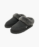 CIRCLE LOGO SUEDE MULE IN GRAY image 1