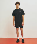 MARITHE SPORT M DOUBLE-LAYER SHORTS IN BLACK