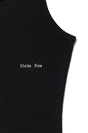 SMALL LOGO PINTUCK SLEEVELESS TOP FOR MEN IN BLACK image 10