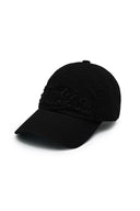 ROUGH CUT APPLIQUE BALL CAP IN BLACK image 2
