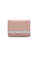 PUFF QUILT WALLET IN PINK image 1