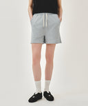 W VINTAGE CLASSIC LOGO SWEAT SHORTS IN HEATHER GREY image 11