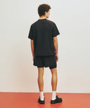 MARITHE SPORT M DOUBLE-LAYER SHORTS IN BLACK