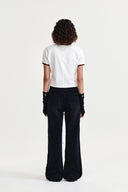 STUD LOGO RINGER TOP IN WHITE image 7