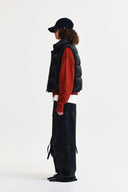 UNBALANCE QUILTED DOWN VEST FOR WOMEN IN BLACK image 6