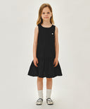 KIDS W BUBBLE SLEEVELESS ONEPIECE IN BLACK image 11