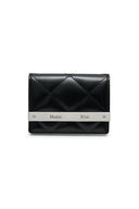 PUFF QUILT WALLET IN BLACK image 6