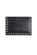 WESTERN STUD CARD WALLET IN BLACK image 6