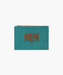 CLASSIC LOGO COLOR COTTON POUCH IN TEAL image 5