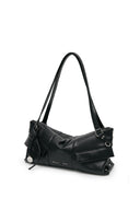 WIDE NEMO SHOULDER BAG IN BLACK image 8