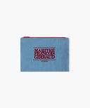CLASSIC LOGO COLOR COTTON POUCH IN LIGHT BLUE image 1