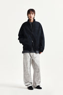 EMBROIDERY BACK LOGO JUMPER IN BLACK image 9