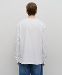 CLASSIC LOGO LONG SLEEVE IN WHITE image 3