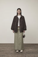 STITCH POINT HIGH NECK JUMPER IN BROWN image 5