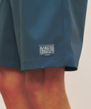 MARITHE SPORT NYLON HALF PANTS IN VINTAGE BLUE