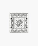 CLASSIC LOGO BANDANA SCARF IN WHITE image 7