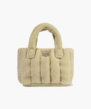 CLASSIC LOGO BOUCLE PADDING BAG IN BEIGE image 9