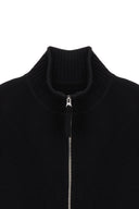 SPELL POINT STRIPE KNIT CARDIGAN IN BLACK image 9