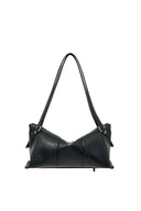 WIDE NEMO SHOULDER BAG IN BLACK image 9