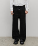 M HIGH STRAIGHT DENIM PANTS IN BLACK image 10