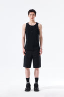 CURVED SEAM BERMUDA PANTS FOR MEN IN BLACK image 5