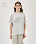 AEROCOOL LEMON CLASSIC LOGO TEE IN LIGHT HEATHER GREY image 11