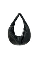 TWIST HANDLE SMALL HOBO BAG IN BLACK image 3