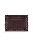 WESTERN STUD CARD WALLET IN BROWN image 6