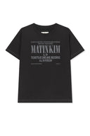 LETTERING GRAFFITI CREASE TOP IN BLACK image 1