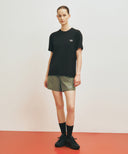 MARITHE SPORT CLASSIC LOGO TEE IN BLACK