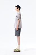 APPLIQUE FELT LOGO TOP FOR MEN IN GRAY image 6
