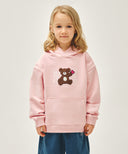 KIDS BEAR CLASSIC LOGO HOODIE IN PINK image 13