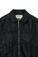 SMALL LOGO SHIRRING JUMPER IN BLACK image 3