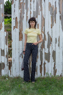 BUBBLY GRAPHIC PRINTING TOP IN LIGHT YELLOW image 4