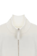 SPELL POINT STRIPE KNIT CARDIGAN IN IVORY image 3
