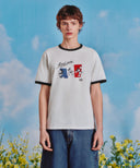 [MARITHE_DISNEY] MICKEY_FRENCH RINGER TEE IN WHITE image 11