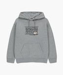 DOODLE CLASSIC BEAR HOODIE IN HEATHER GREY image 6