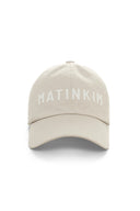 APPLIQUE FELT LOGO BALL CAP IN LIGHT GRAY image 5