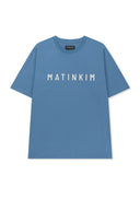 APPLIQUE FELT LOGO TOP FOR MEN IN BLUE image 2
