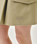 W COTTON CARGO MINI SKIRT IN BEIGE image 2